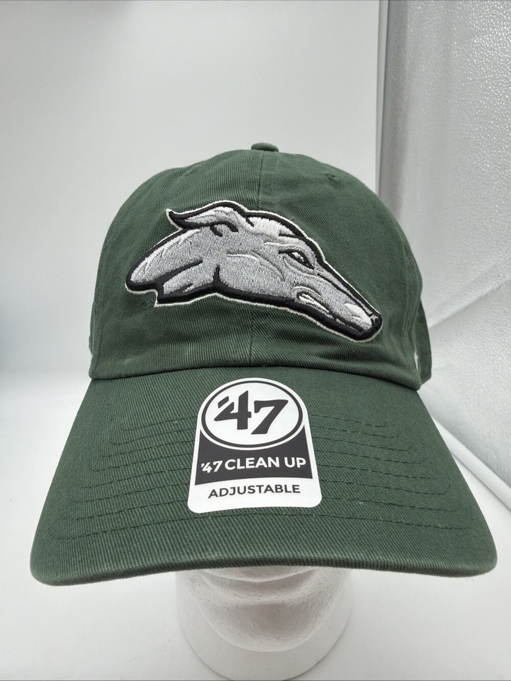 EASTERN NEW MEXICO (GREYHOUNDS) 47 BRAND "CLEAN UP" HAT (ADJUSTABLE) NWT GREEN